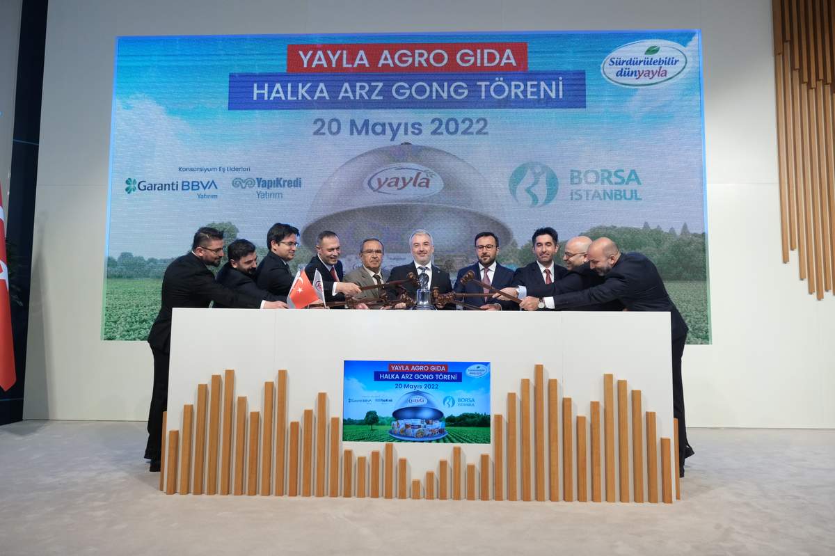 Borsa İstanbul’da ‘Gong’ Yayla Agro Gıda için çaldı